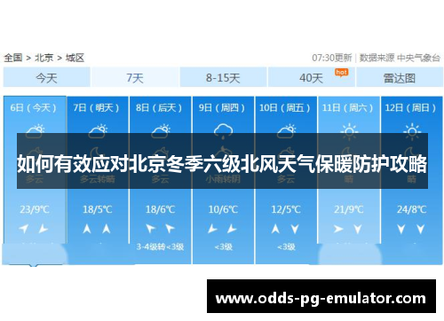 如何有效应对北京冬季六级北风天气保暖防护攻略